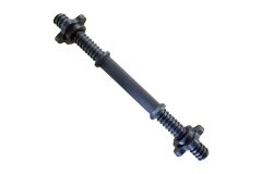 Гриф гантельный пластиковый d25мм, l350мм DFC RB14P-26 фигурная гайка Гриф гантельный пластиковый d25мм, l350мм DFC RB14P-26 фигурная гайка