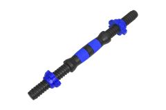 Гриф Sportex с гайками пластиковый (d 25) 36 см E29510 синий Гриф Sportex с гайками пластиковый (d 25) 36 см E29510 синий