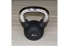 Гиря обрезиненная 4 кг Hercules HK109-4 с хромированной ручкой Гиря обрезиненная 4 кг Hercules HK109-4 с хромированной ручкой