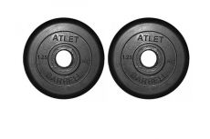 Диски обрезиненные d26 2x1,25кг MB Barbell Atlet MB-AtletB26-1,25 черный Диски обрезиненные d26 2x1,25кг MB Barbell Atlet MB-AtletB26-1,25 черный