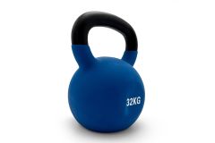 Гиря UNIX Fit виниловая 32 кг Blue