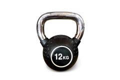 Гиря полиуретановая с хромированной ручкой Protrain KB2015-12