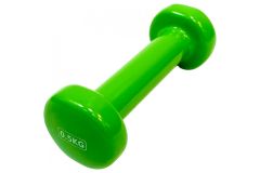 Гантель виниловая 0.5 кг Sportex E36743 зеленый Гантель виниловая 0.5 кг Sportex E36743 зеленый